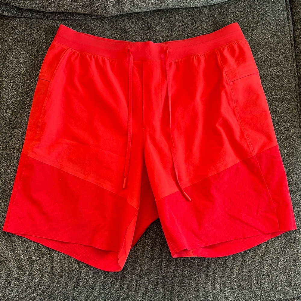 Lululemon L Lined Shorts 8” inseam